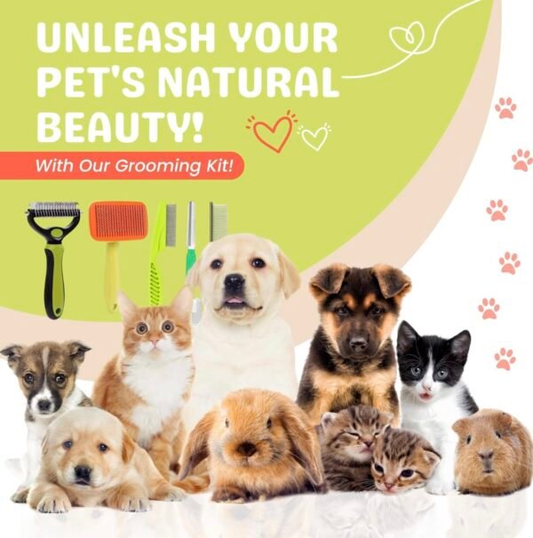 9Pcs Dog Grooming Kit - Image 7