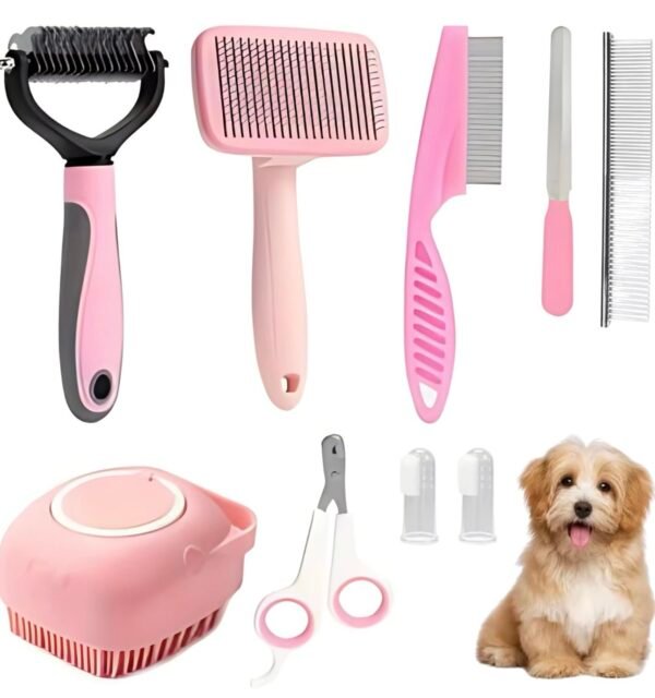 9Pcs Dog Grooming Kit - Image 2